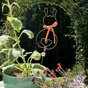 Garden stake decor “rabbit”
