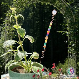 Garden stake decor “worm”